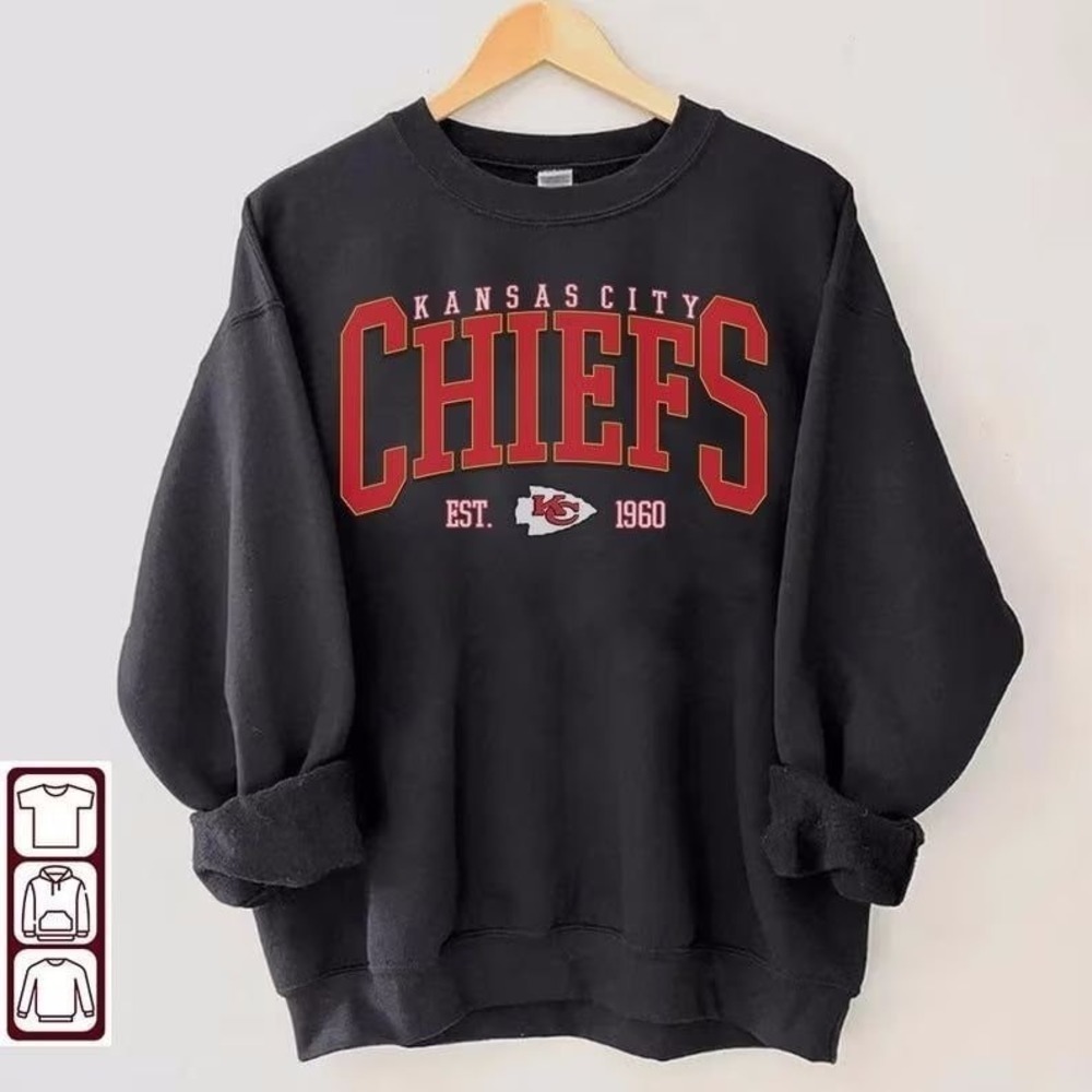 Kansas City Football Sweatshirt Style Kansas City Football Crewneck 1